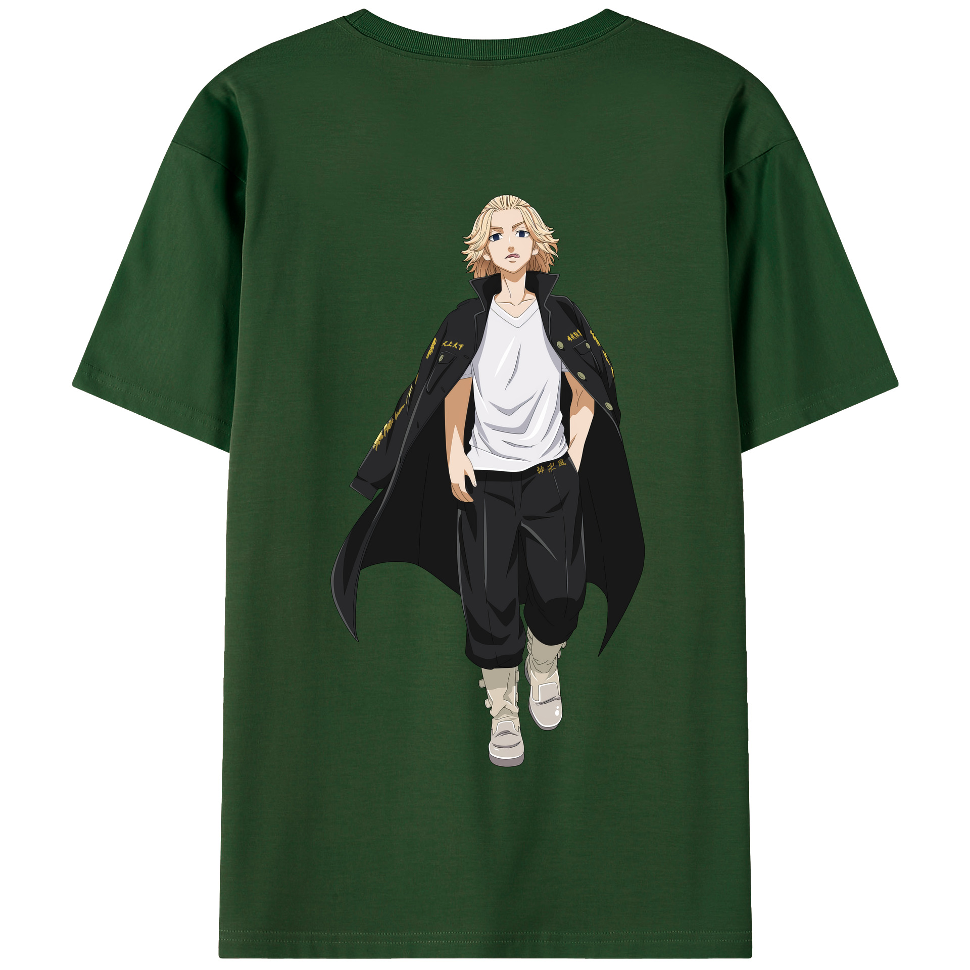 （画像用） 東京リベンジャーズ Tokyo Revengers 綿100％半袖Tシャツ（背面プリント）